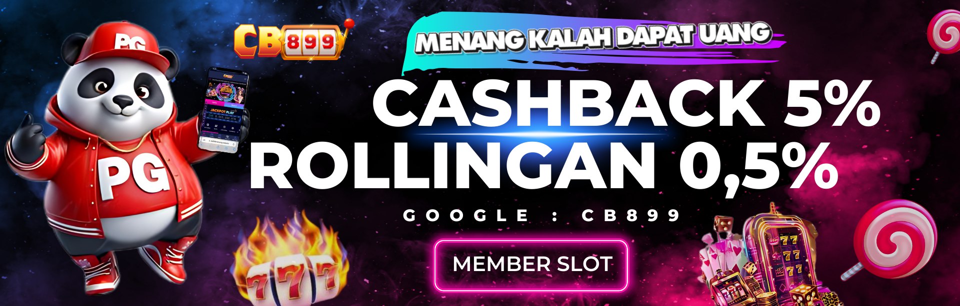 CASHBACK SLOT DAN LIVEGAME 7%