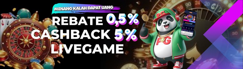 BONUS CASHBACK 5% & ROLLINGAN 0.5% LIVEGAME